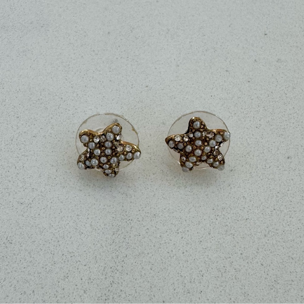 Gold Star Earrings